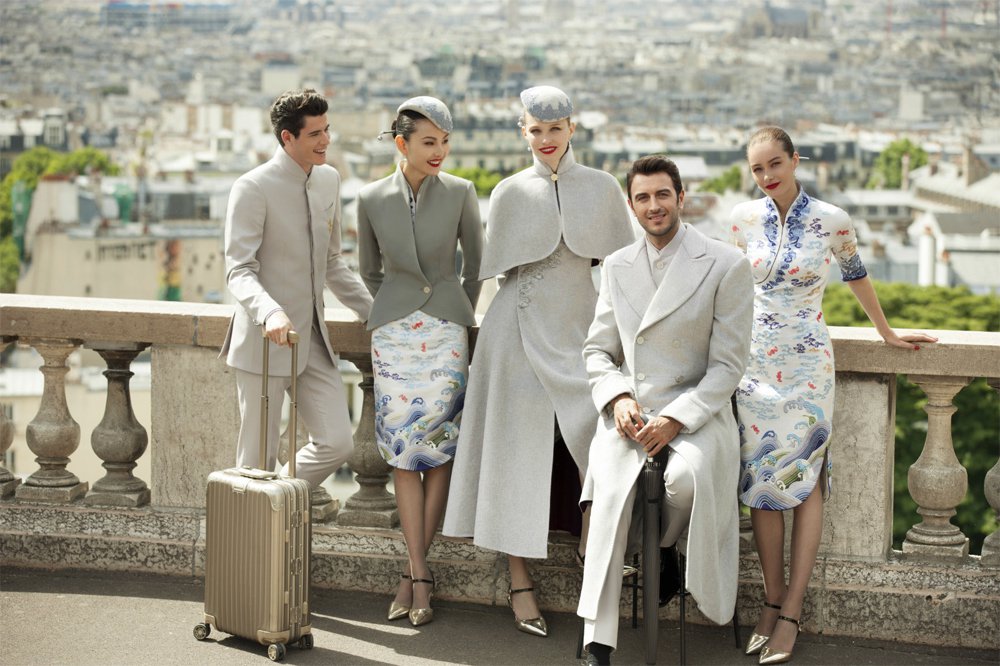 Hainan Airlines’ New Uniforms At Paris Couture Week