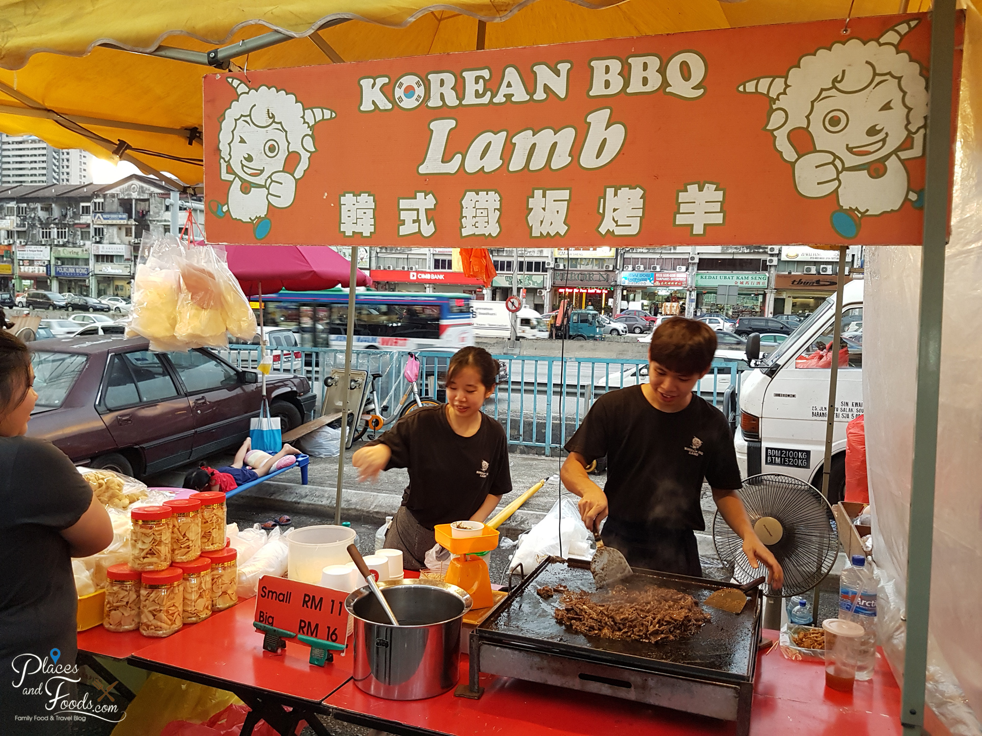 Korean BBQ Lamb in Connaught Pasar Malam KL