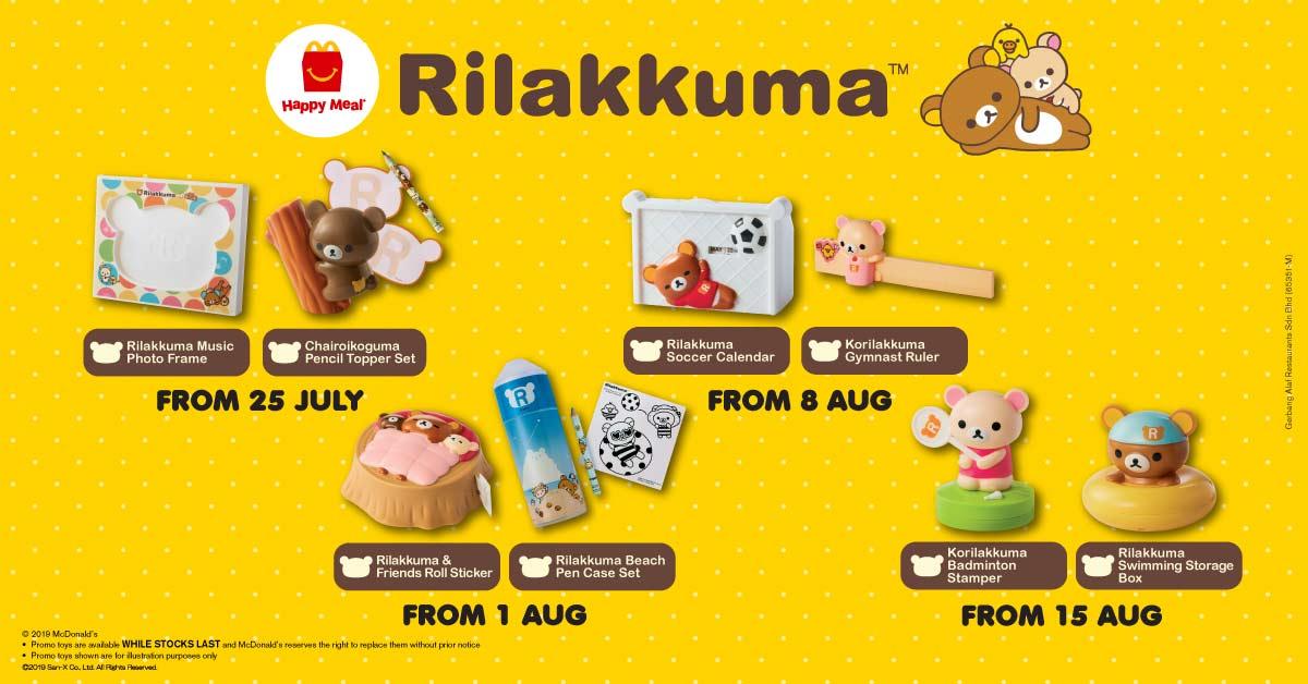 McDonald s Malaysia Introduces Happy Meal Rilakkuma