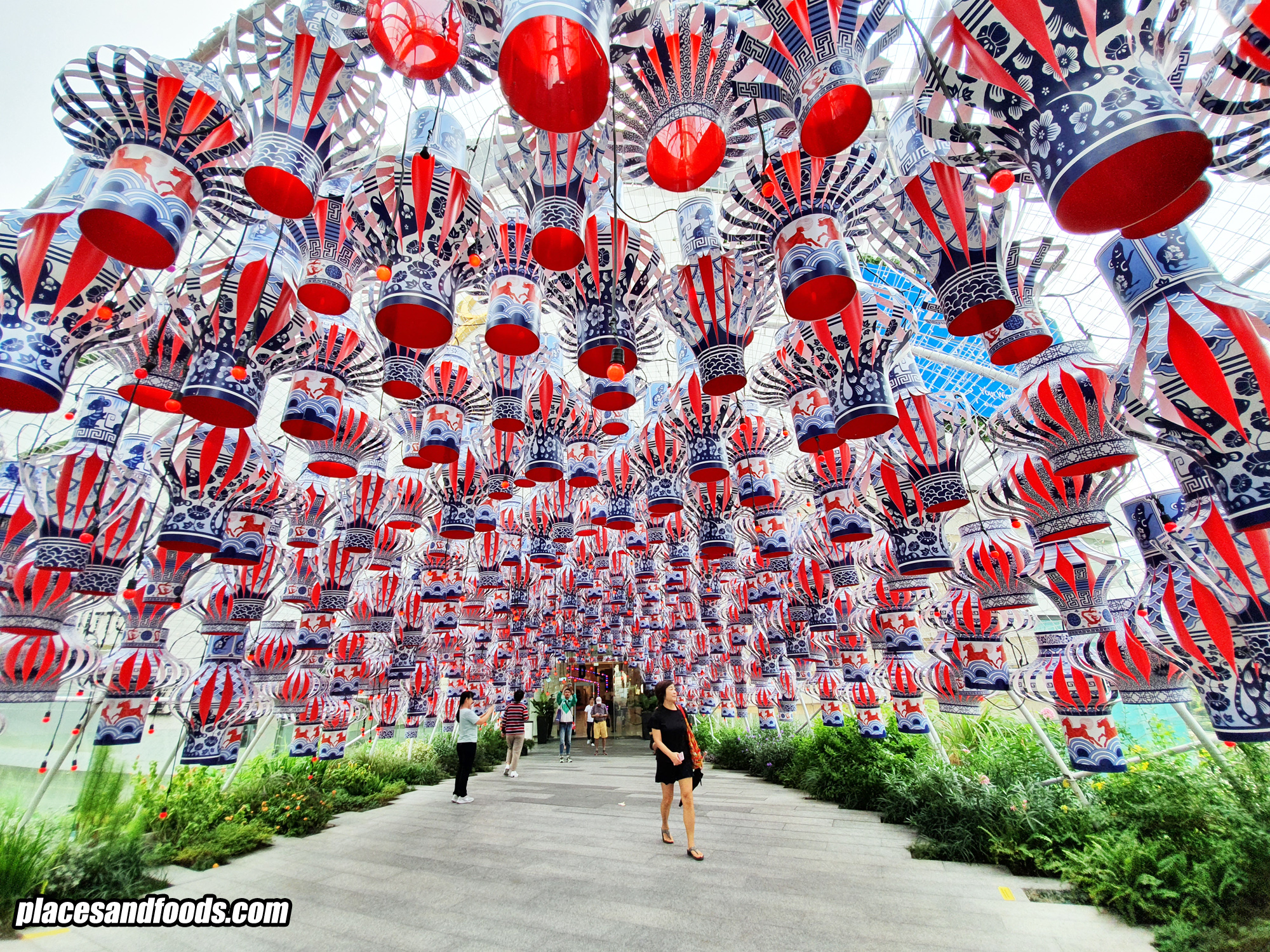 Chinese New Year Decorations at Emquartier Emporium Bangkok