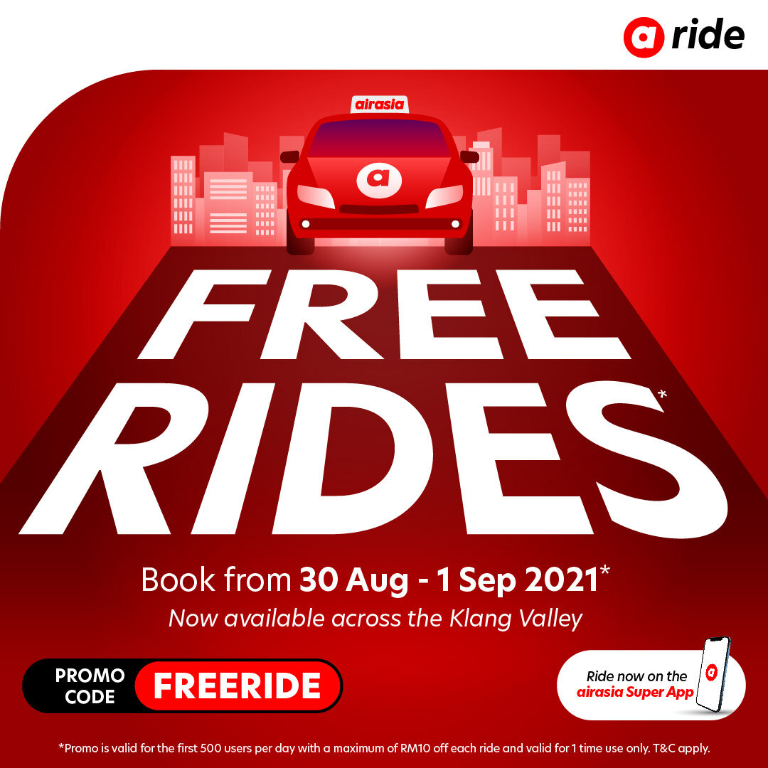 Free Rides this National Day on airasia ride